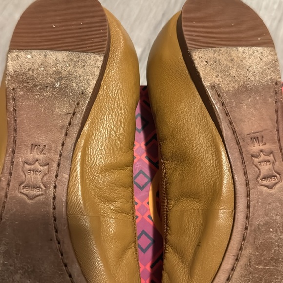 Tory Burch ballet flat Caroline excellent condition camel color - Picture 8 of 10